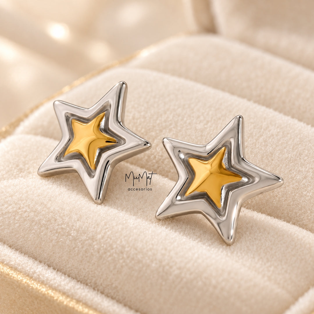 Aretes Mix Stars