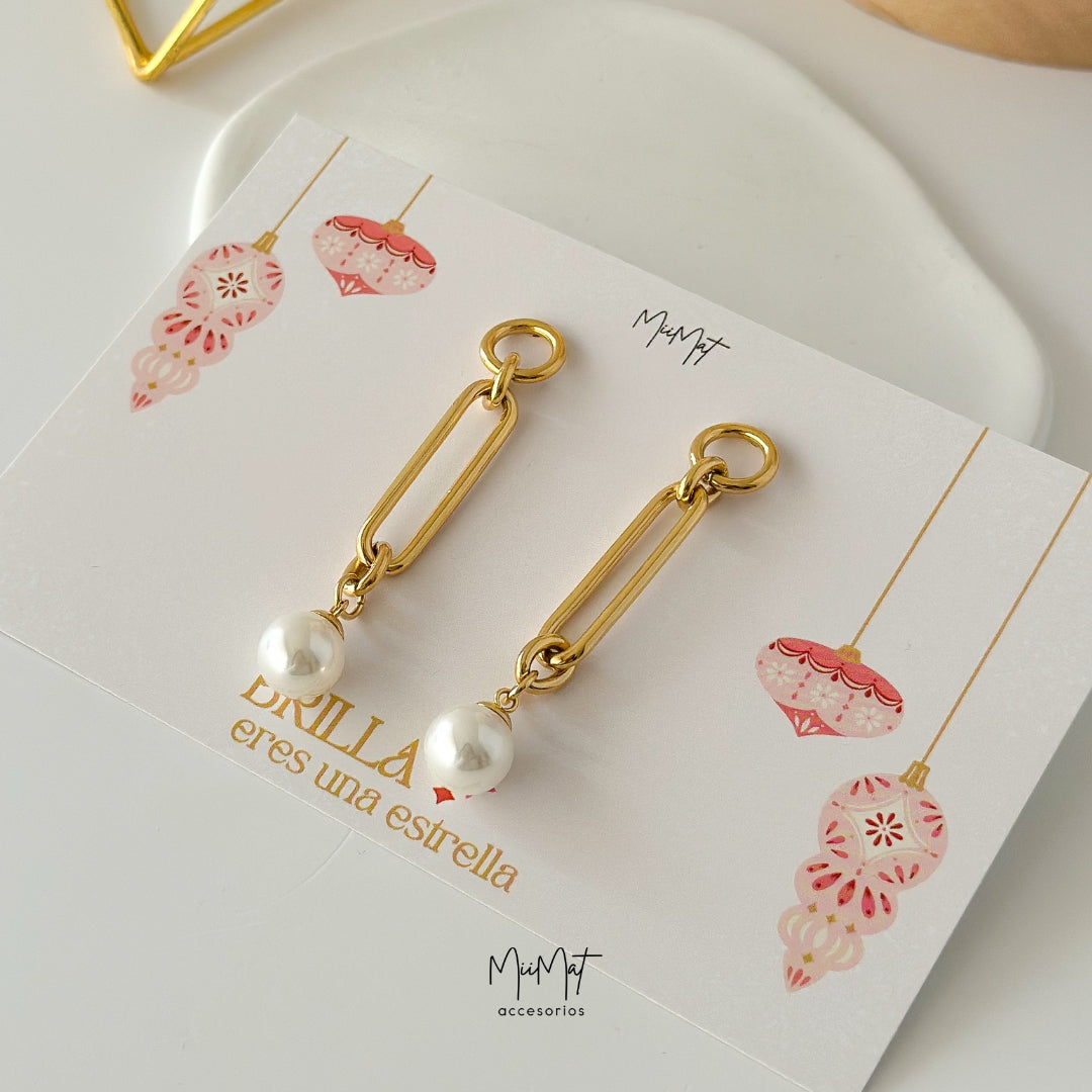 Aretes Maxi Perla