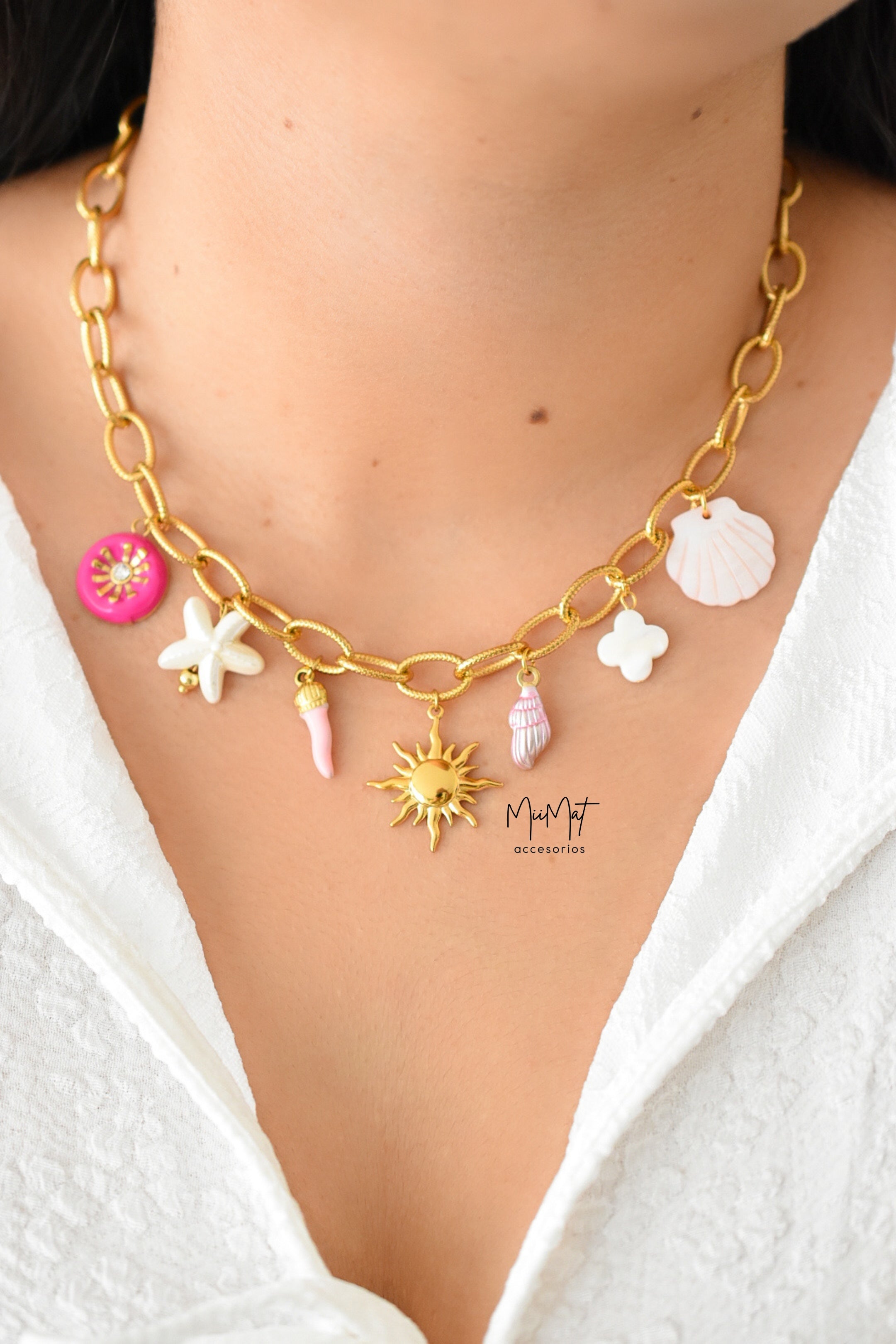 Collar Pink Summer