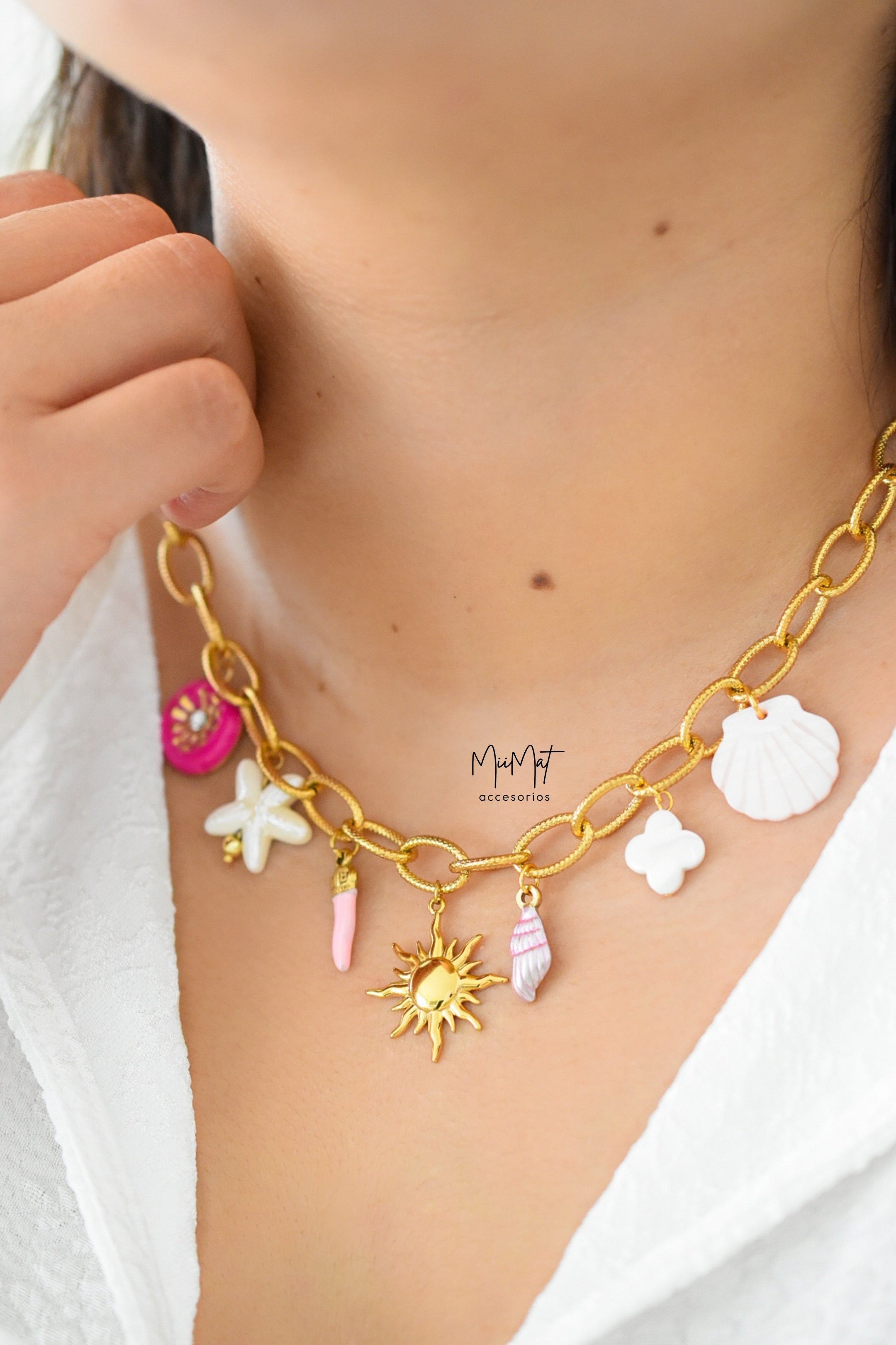 Collar Pink Summer