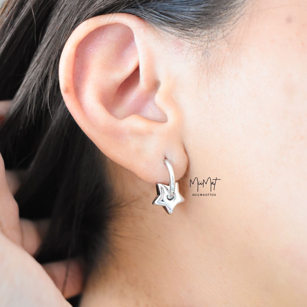 Hoops Little Star Plata