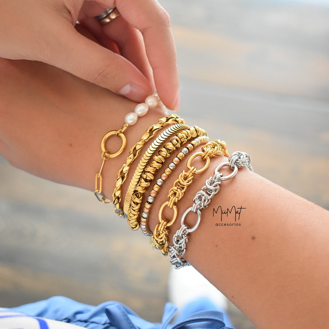 Pulsera Mixed Plata