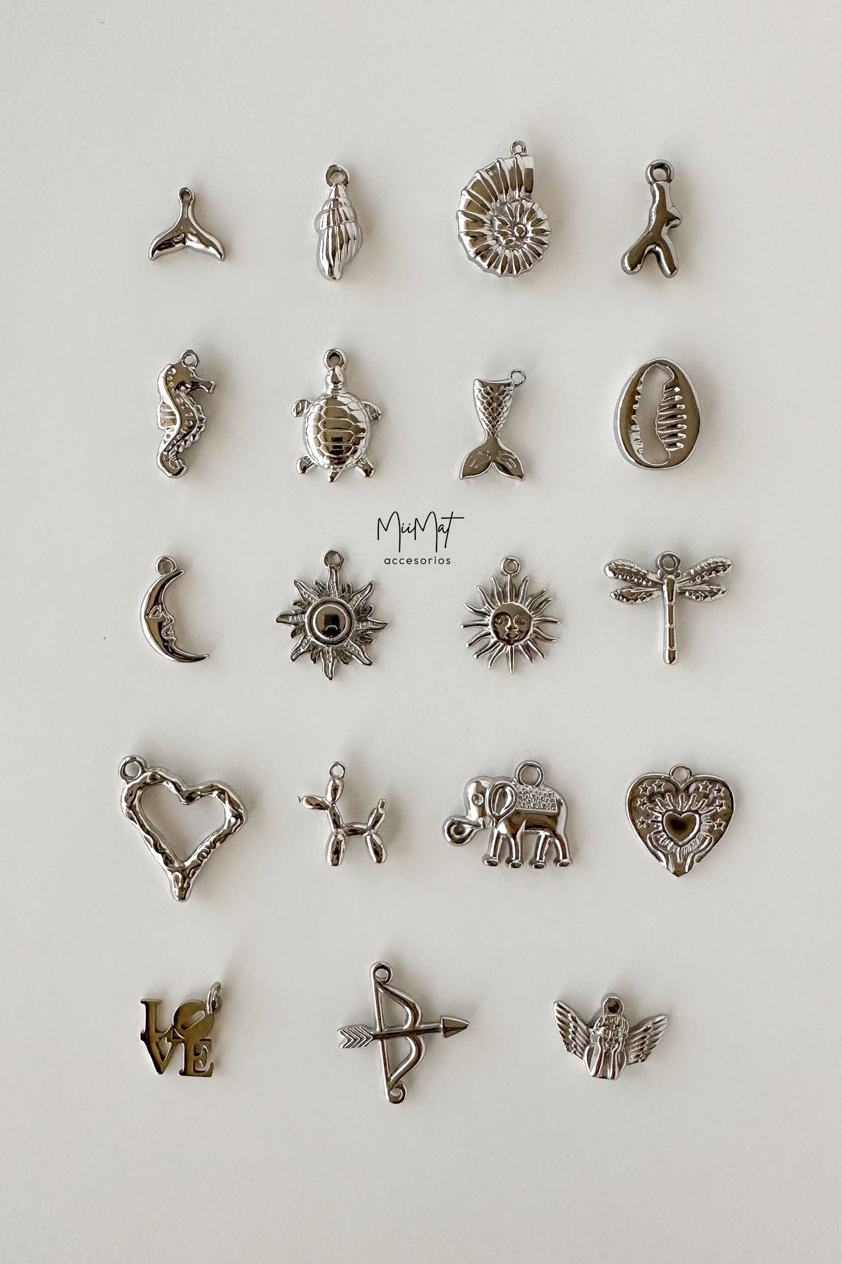Charms Plateados Pt 2