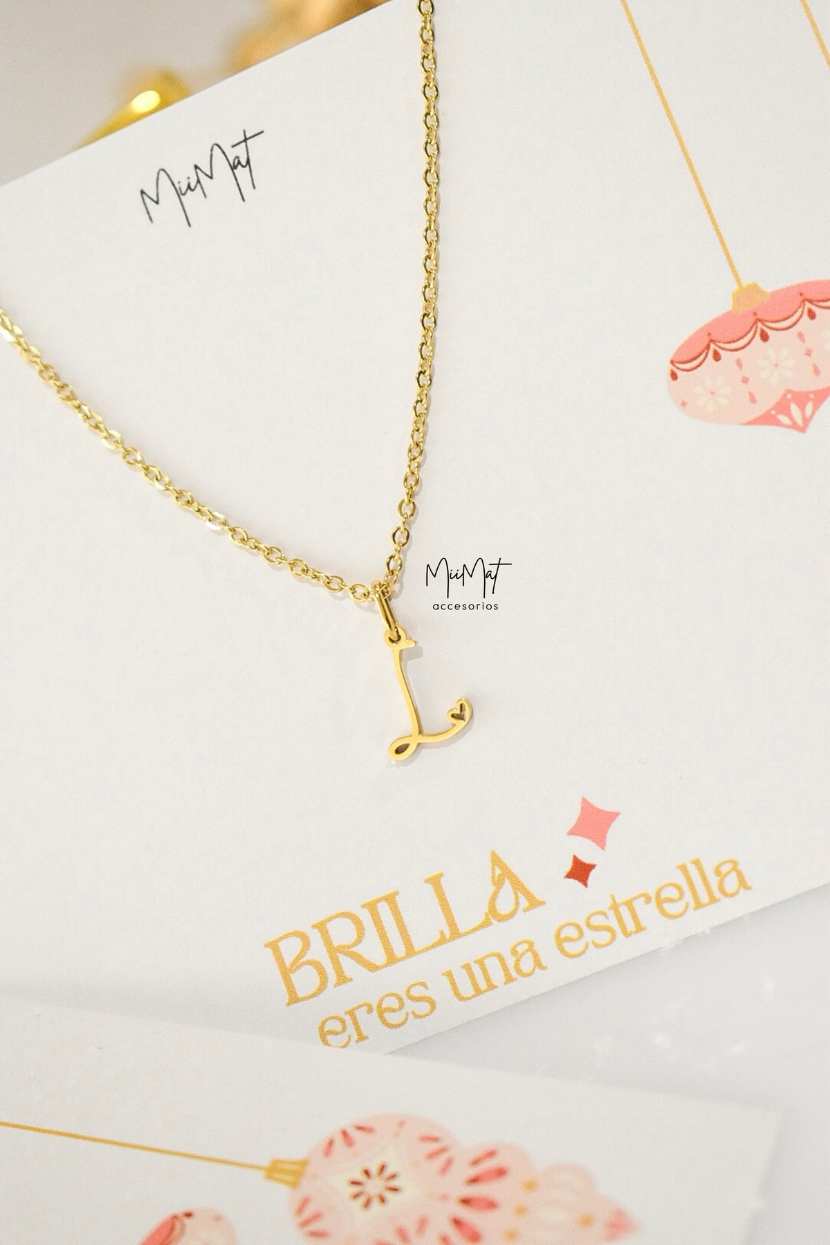 Collar Inicial Love Gold
