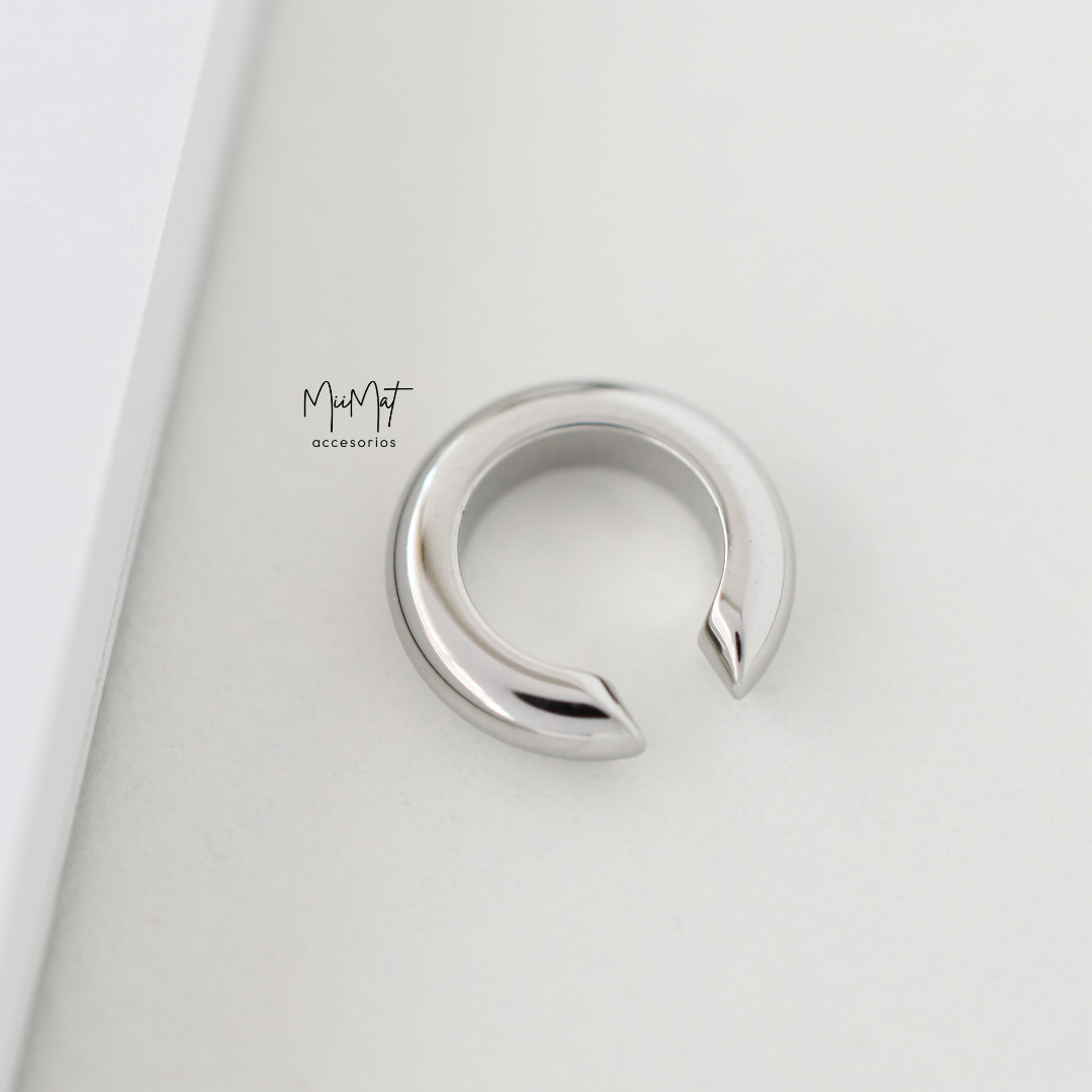 Ear Cuff Minimalist Slim Plata
