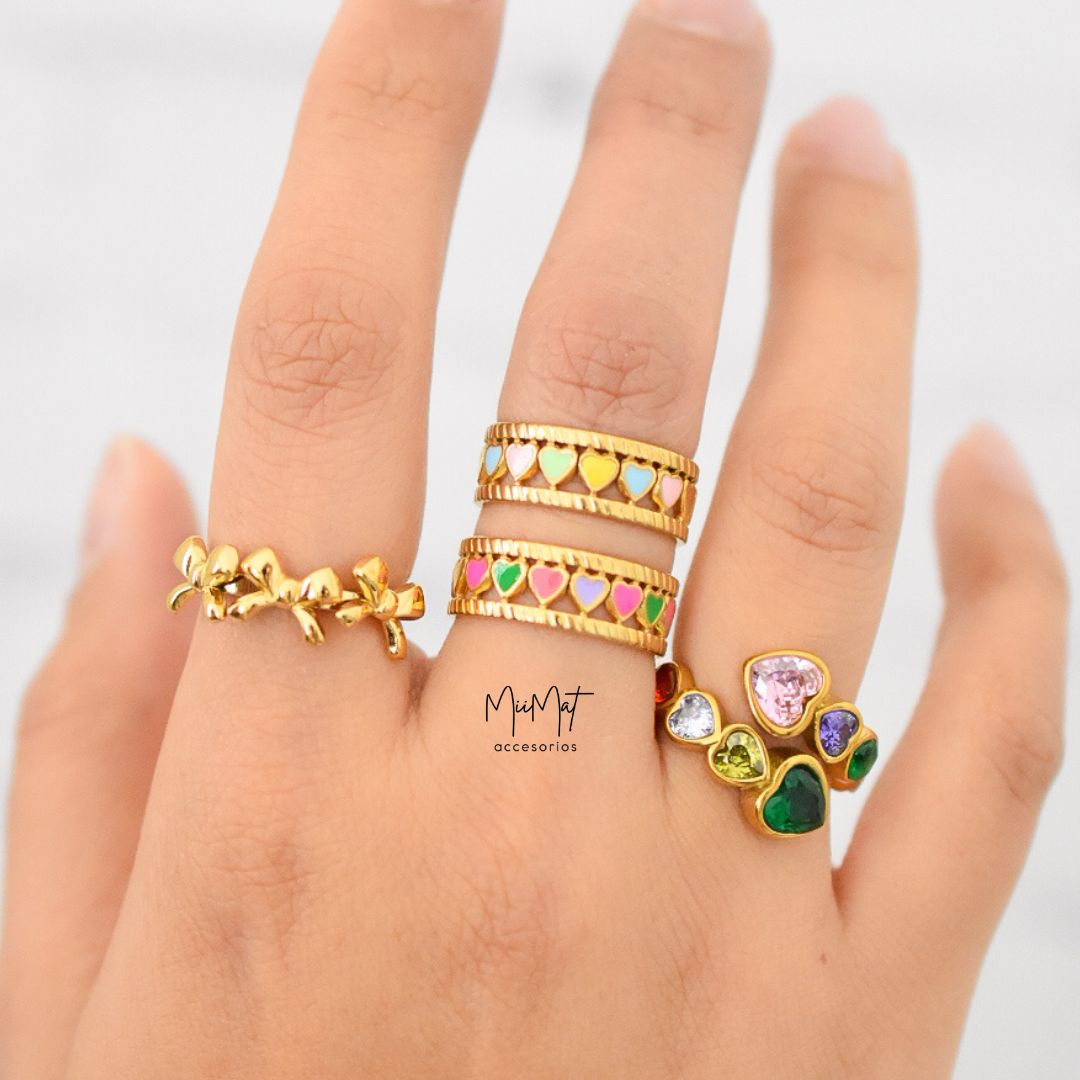 Anillo Colors Hearts