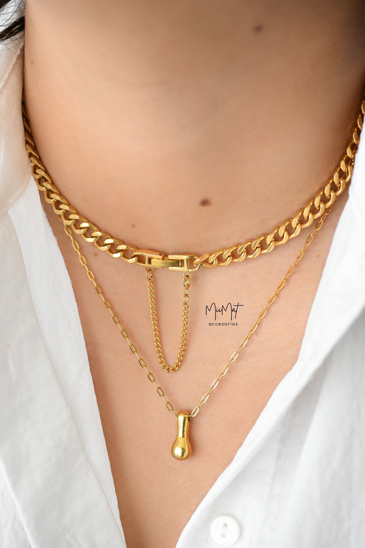 Collar Inicial Bubble