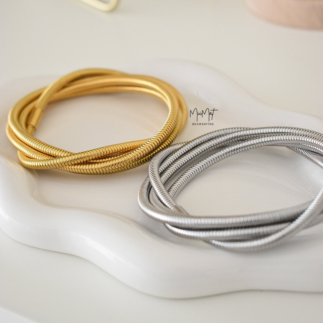 Pulsera Infinity Gold