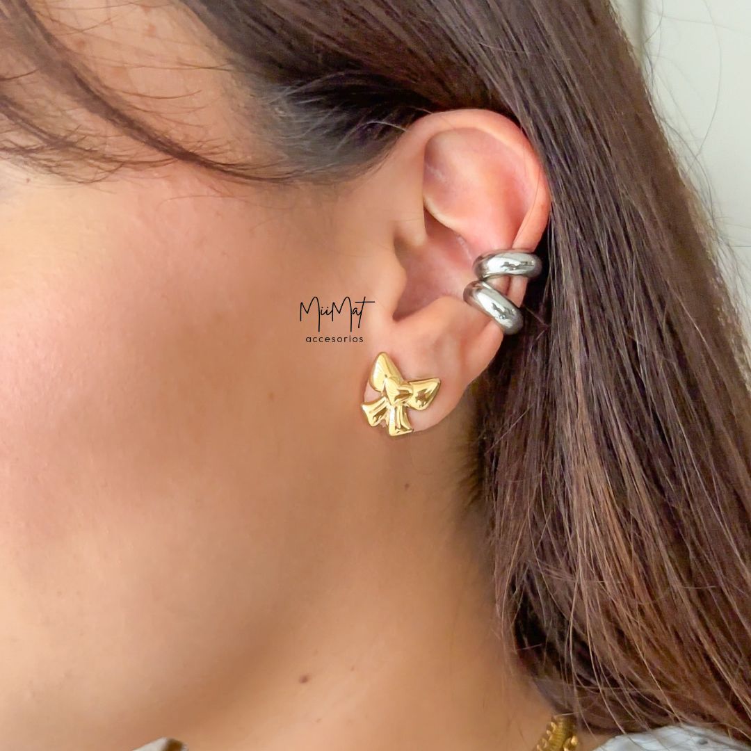 Ear Cuff Minimalist Plata