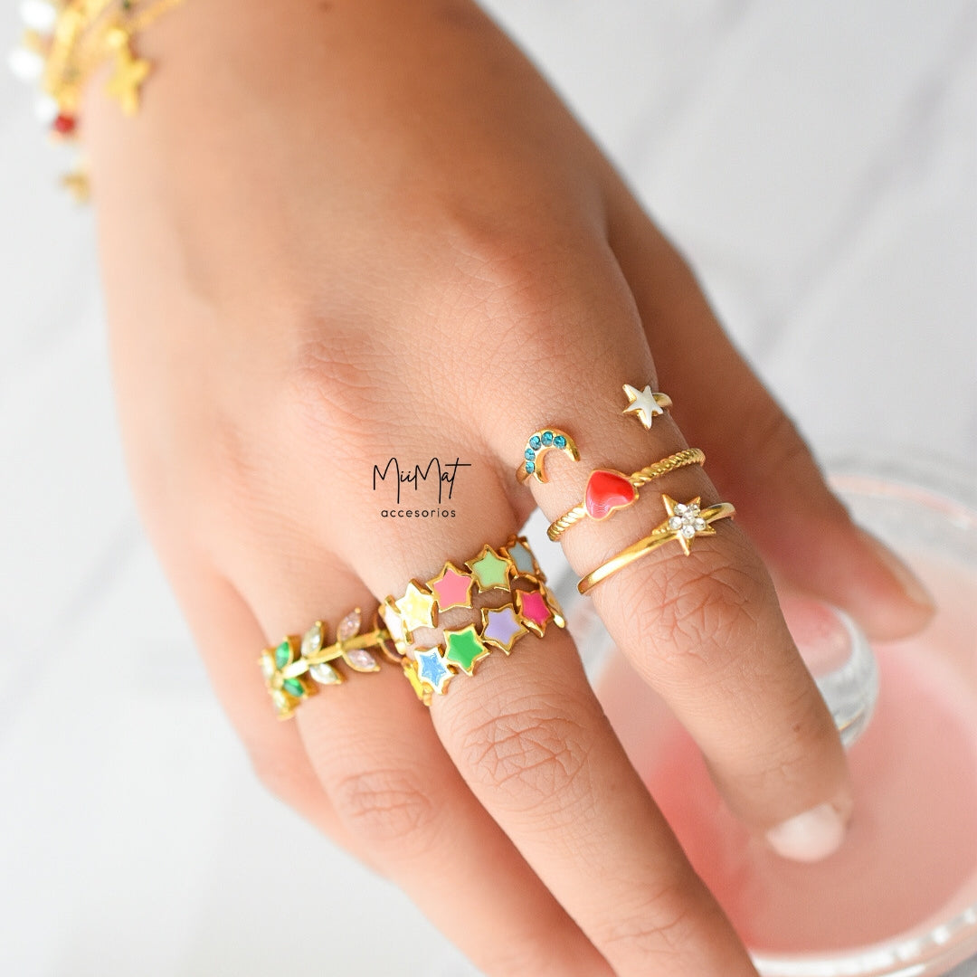 Anillo Colors Stars