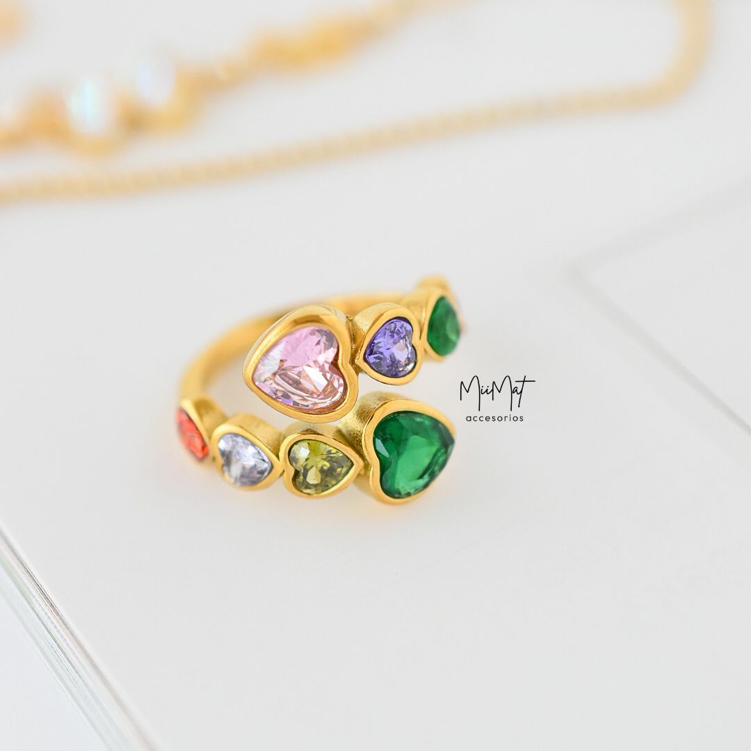 Anillo Rainbow Love