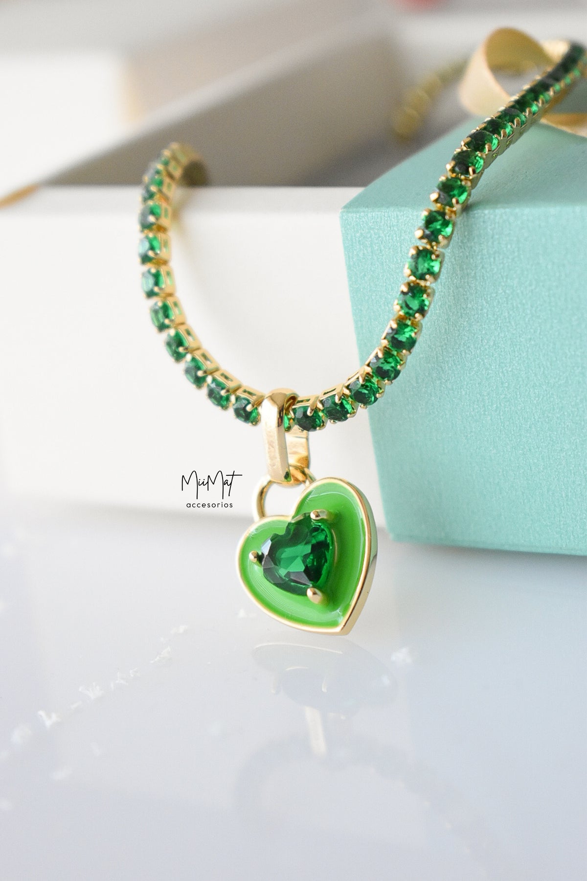 Collar My Heart Verde