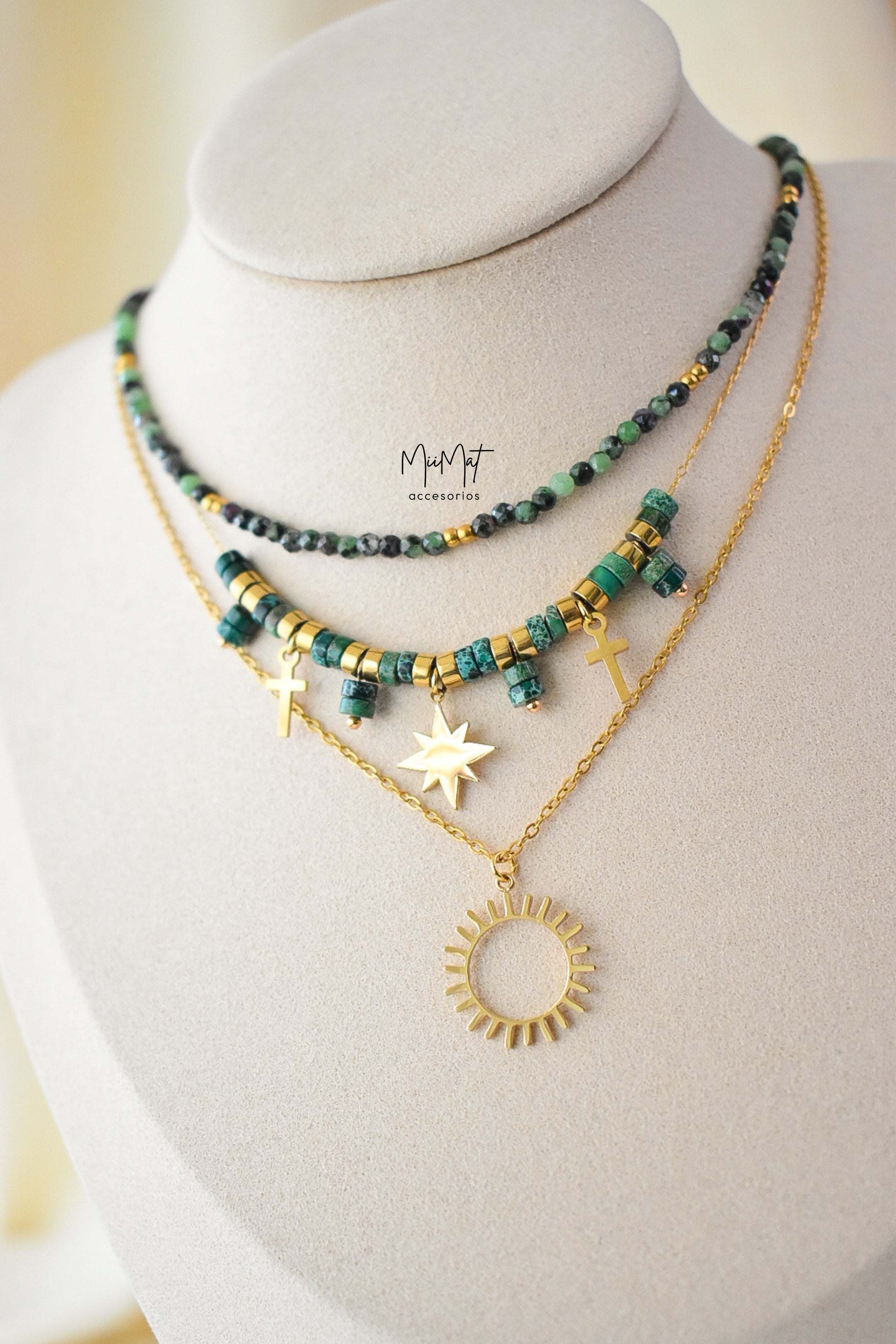 Collar Estrella Jade