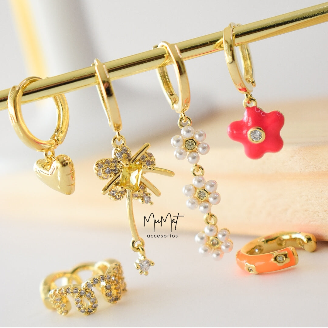 Set Neon Flowers