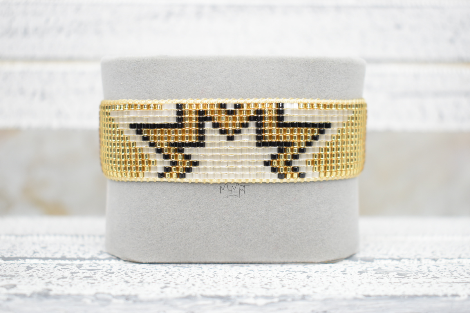 Pulsera Miyuki Rockstar Gold