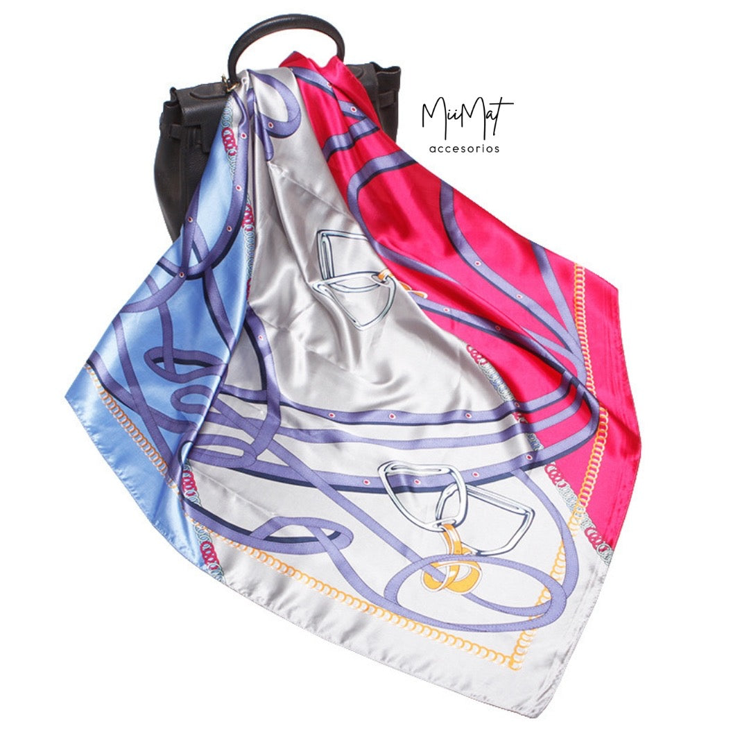 Bandana Color Chains Rosa