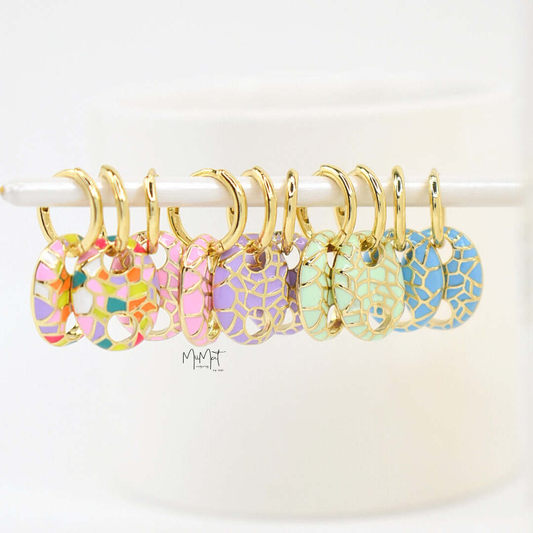 Aretes Hoops Soda Menta
