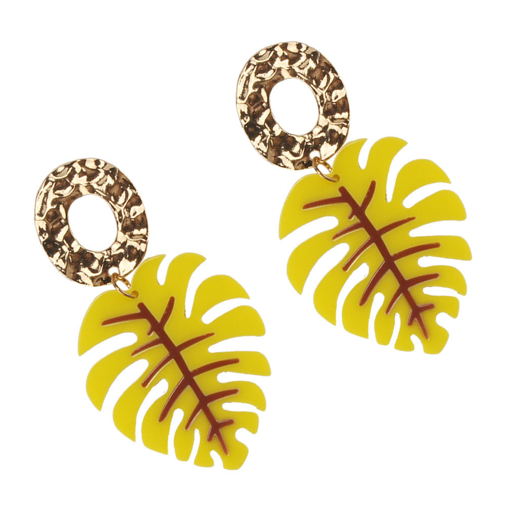 Aretes Hoja