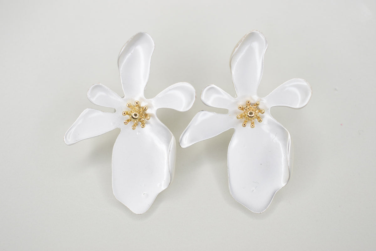 Aretes Flores Neón