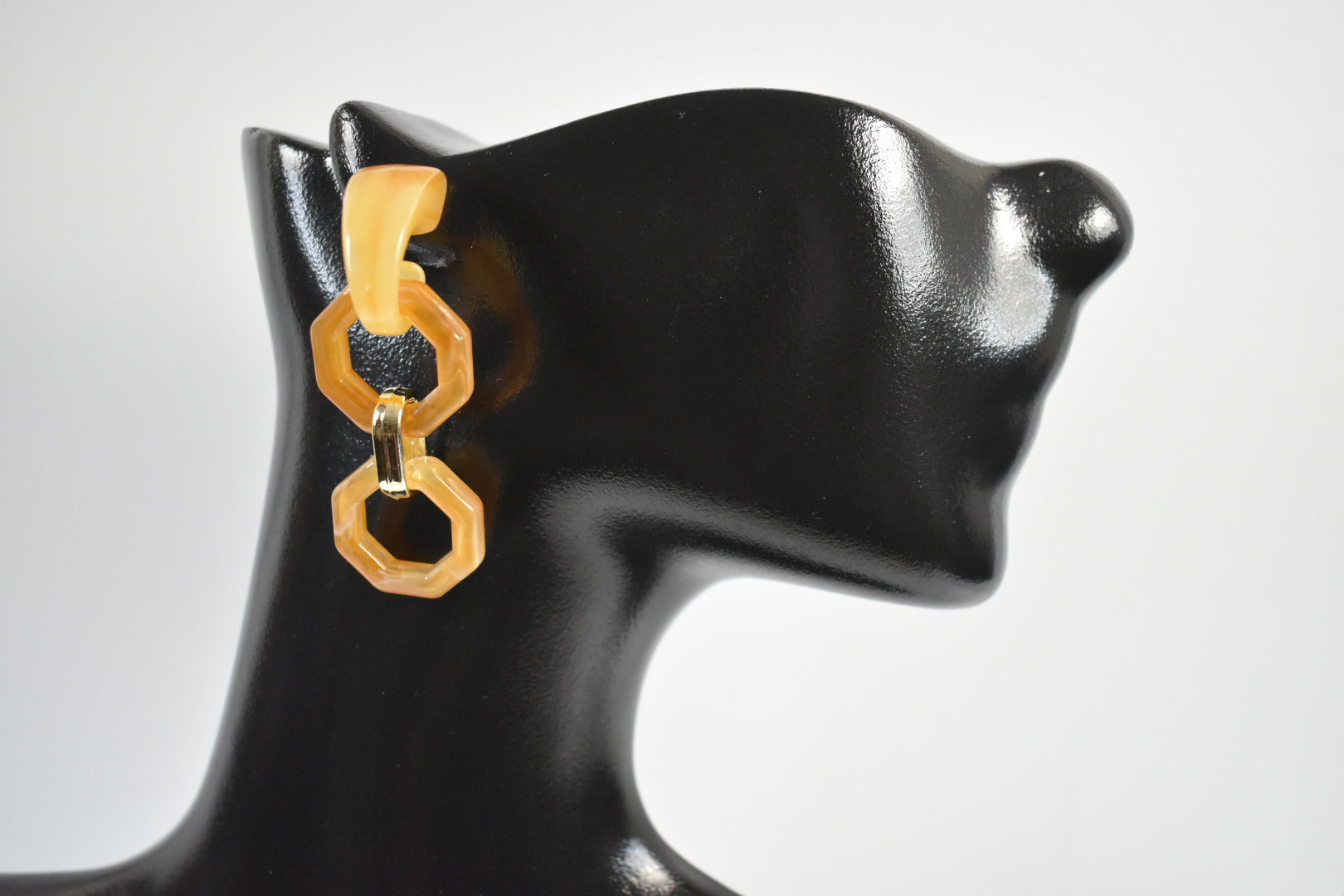 Aretes Eslabón Resina