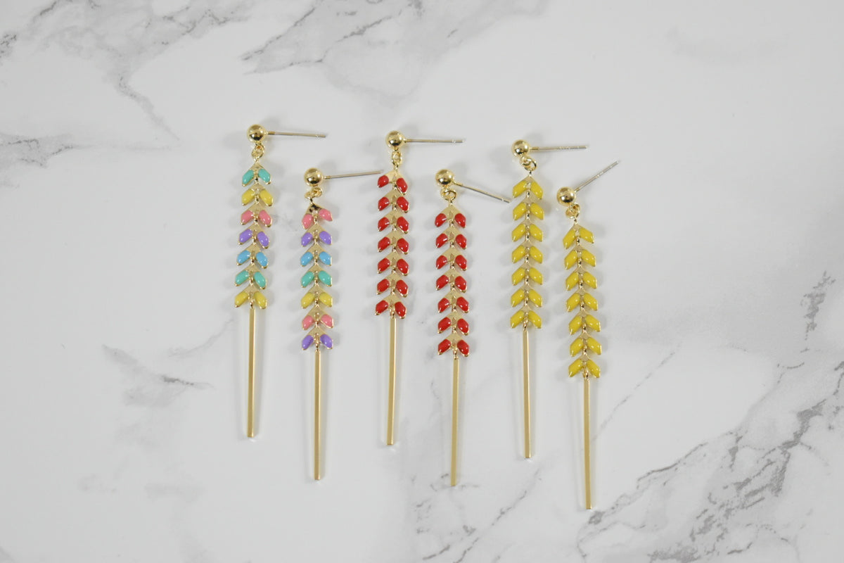 Aretes Hojas Nardo