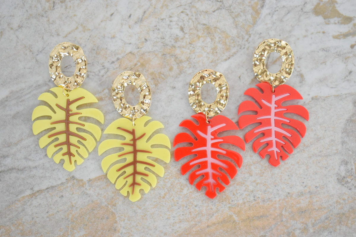 Aretes Hoja