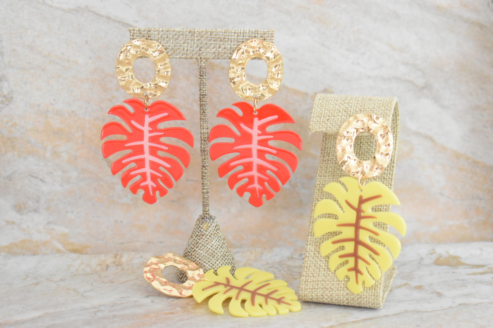 Aretes Hoja