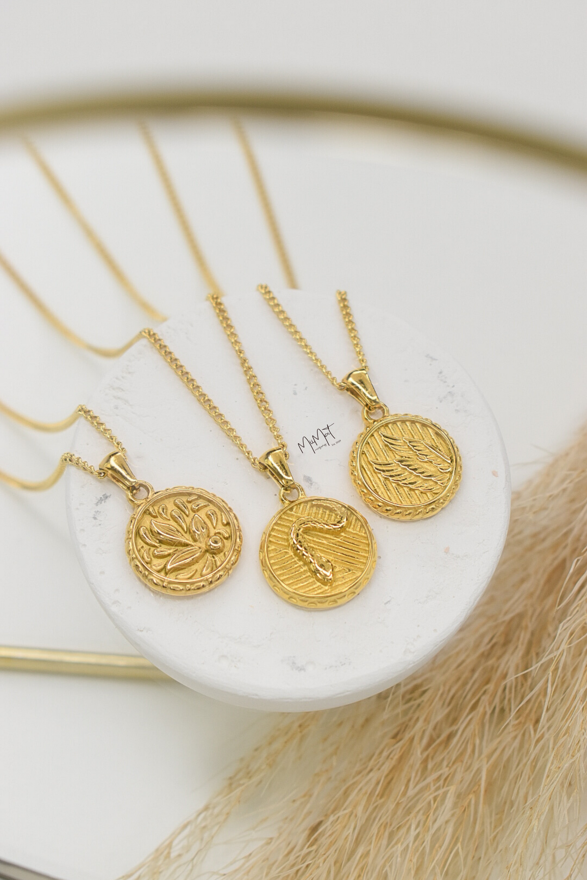 Collar Medalla Serpiente