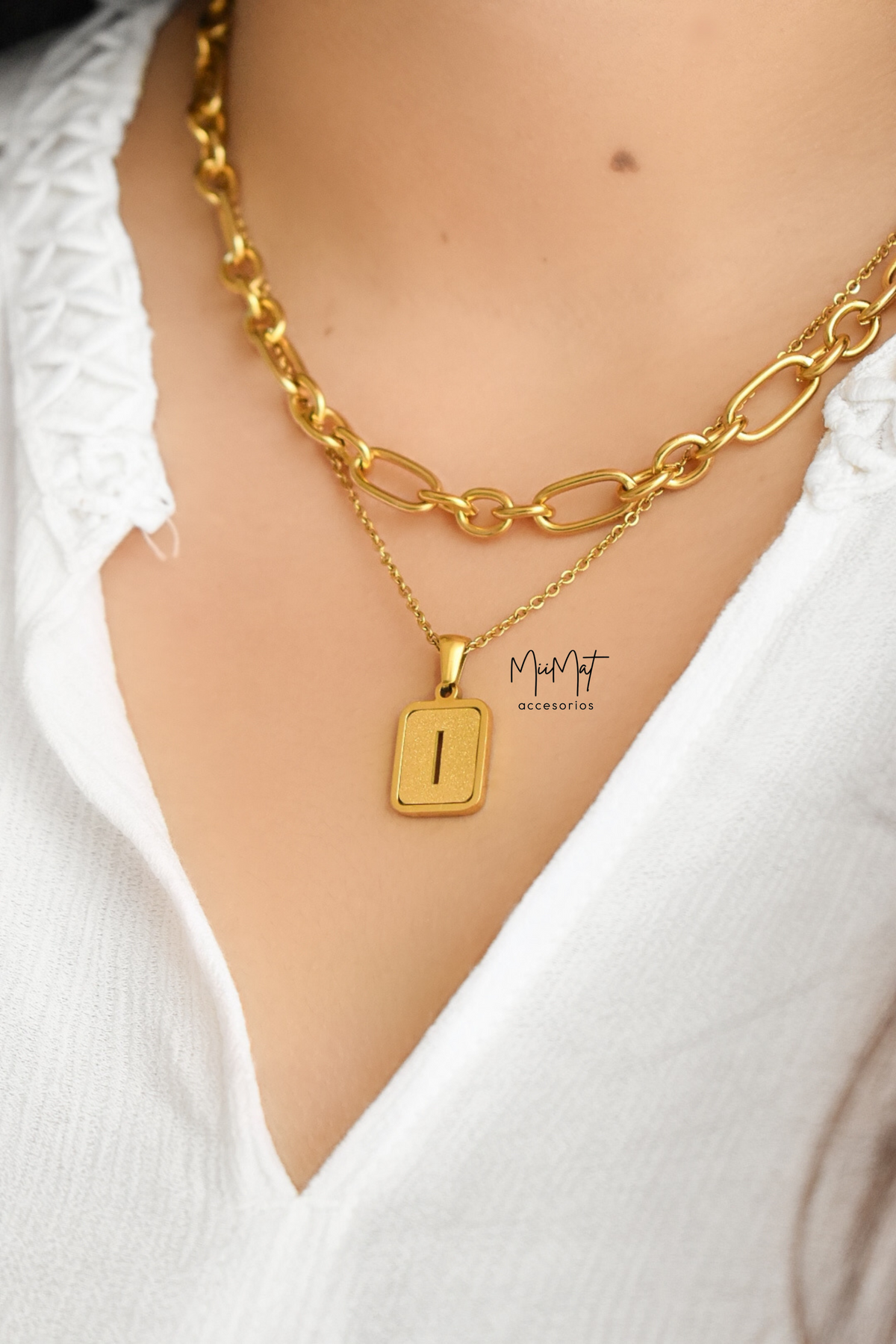 Collar Inicial Brillante