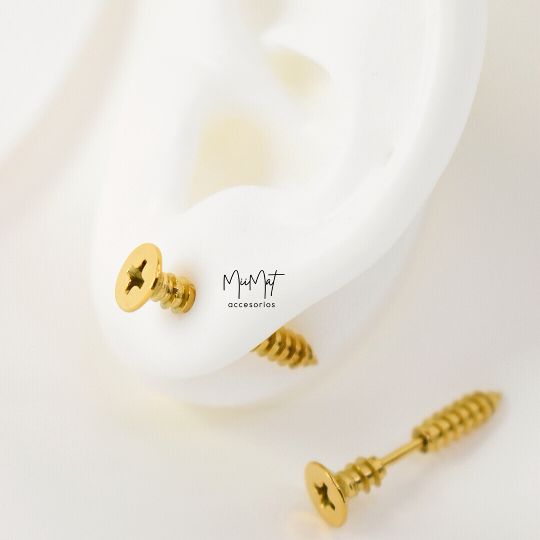 Aretes Clavo