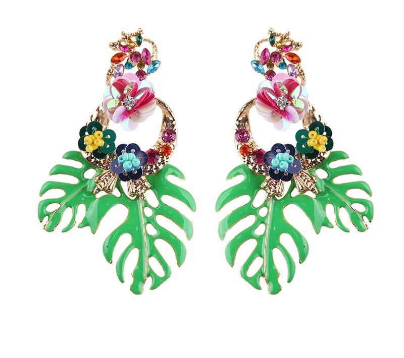 Aretes de Hojas
